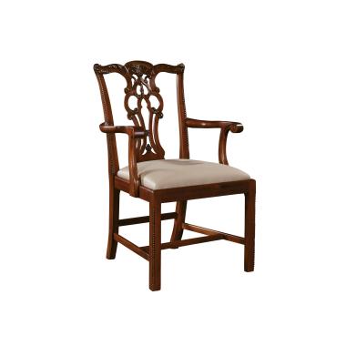 Massachusetts Regency Mahogany Arm Chair