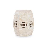 Qing White Accent Table