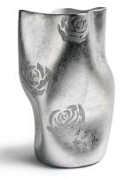 Silver Roses Vase