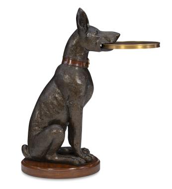Doberman Accent Table