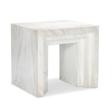 Aries End Table Marble