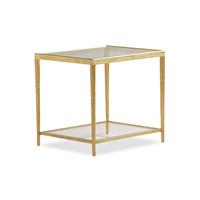 Jinx Brass Rectangle Side Table