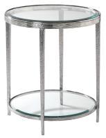 Jinx Nickel Round Side Table
